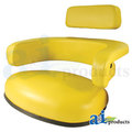 A & I Products Seat Cushion Kit; 3 Piece, Yellow Vinyl 24.5" x25" x5.5" A-TY26545